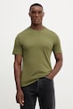 United Colors of Benetton tricou din bumbac uni verde 3U53J1F15