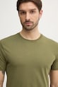 United Colors of Benetton tricou din bumbac verde 3U53J1F15