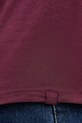 United Colors of Benetton tricou din bumbac burgundia 3U53J1F15