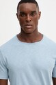 United Colors of Benetton t-shirt in cotone blu 3JE1J19A5