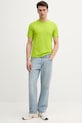 United Colors of Benetton tricou din bumbac 3JE1J19A5 verde AA00