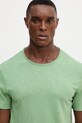 Одяг Бавовняна футболка United Colors of Benetton 3JE1J19A5 зелений