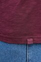 Βαμβακερό μπλουζάκι United Colors of Benetton μπορντό 3JE1J19A5