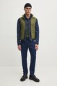 United Colors of Benetton pamut póló 3JE1J4264 zöld AA00