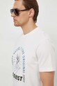 United Colors of Benetton tricou din bumbac bej 3MI5U108D