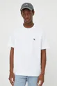 Abercrombie & Fitch t-shirt bawełniany biały