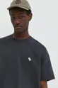 czarny Abercrombie & Fitch t-shirt bawełniany