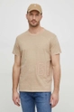 beige Guess t-shirt in cotone