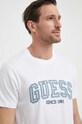 Guess t-shirt bawełniany biały M4GI62.I3Z14
