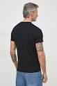 Odzież Guess t-shirt bawełniany PIMA M2BP47.K7HD0 czarny