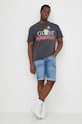 Guess t-shirt bawełniany PACIFIC M4GI41.KBZV1 szary SS24