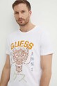 Guess t-shirt bawełniany DRAGON biały M4GI21.K8FQ4