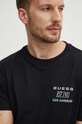 Хлопковая футболка Guess чёрный M4GI30.I3Z14