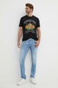 Guess t-shirt bawełniany M4GI56.K9RM1 czarny SS24