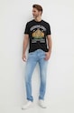 Guess tricou din bumbac M4GI56.K9RM1 negru SS24