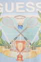 Бавовняна футболка Guess блакитний M4GI60.K9RM1