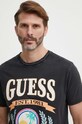 Хлопковая футболка Guess чёрный M4GI57.K9RM1