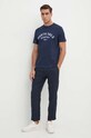 North Sails t-shirt in cotone 692988 blu navy SS24