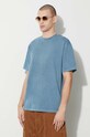 Carhartt WIP cotton t-shirt S/S Taos T-Shirt blue I032847.1Y1GD