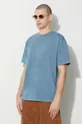 modrá Bavlněné tričko Carhartt WIP S/S Taos T-Shirt