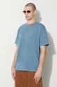 μπλε Βαμβακερό μπλουζάκι Carhartt WIP S/S Taos T-Shirt