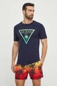 Guess t-shirt F4GI00.J1311 granatowy SS24