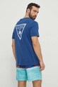 Одяг Бавовняна пляжна футболка Guess F4GI09.KA260 темно-синій