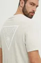 bež Pamučna majica kratkih rukava za plažu Guess Muški