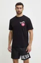 Guess t-shirt in cotone FLOWER 100% Cotone