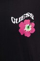 Guess t-shirt bawełniany FLOWER F4GI01.I3Z11 czarny