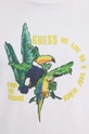 biały Guess t-shirt bawełniany PARROTS