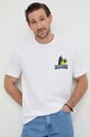 Guess t-shirt bawełniany SURFING F4GI07.I3Z14 biały SS24