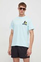 Guess t-shirt bawełniany SURFING F4GI07.I3Z14 niebieski SS24