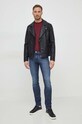 Karl Lagerfeld t-shirt 534221.755055 bordowy SS24