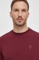 Karl Lagerfeld t-shirt bordowy 534221.755055