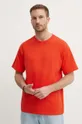 оранжевый Хлопковая футболка United Colors of Benetton Мужской