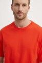 United Colors of Benetton t-shirt bawełniany pomarańczowy 3MI6U108T