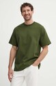 United Colors of Benetton t-shirt bawełniany zielony 3MI6U108T