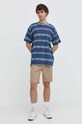 Quiksilver tricou din bumbac EQYKT04340 albastru SS24