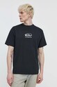 Îmbrăcăminte Quiksilver tricou din bumbac AQYZT09545 negru