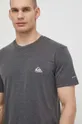 grigio Quiksilver maglietta da corsa Coastal Uomo