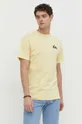 giallo Quiksilver t-shirt in cotone