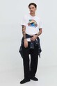 Quiksilver tricou din bumbac EQYZT07676 alb SS24