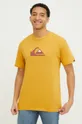 rumena Bombažna kratka majica Quiksilver
