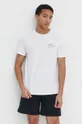 Quiksilver t-shirt bawełniany biały