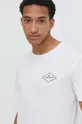biały Quiksilver t-shirt bawełniany