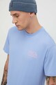 Quiksilver tricou din bumbac albastru EQYZT07665