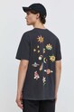 Бавовняна футболка Quiksilver сірий AQYZT09554
