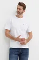 Βαμβακερό μπλουζάκι Pepe Jeans SINGLE CLIFORD λευκό