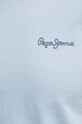 Bavlněné tričko Pepe Jeans SINGLE CLIFORD PM509367 modrá
